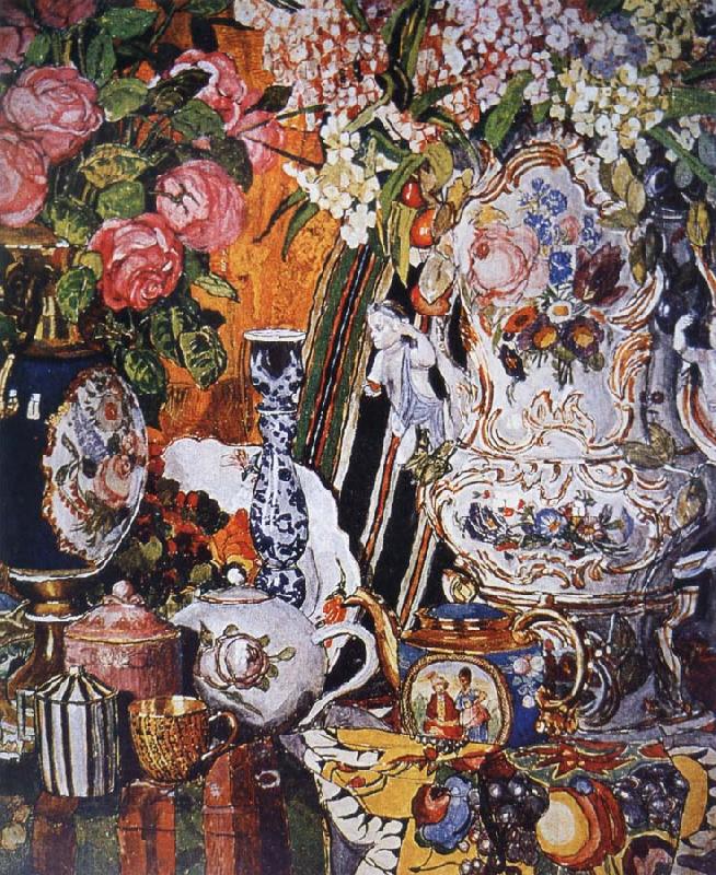 Alexander Yakovlevich GOLOVIN China and Flower China oil painting art